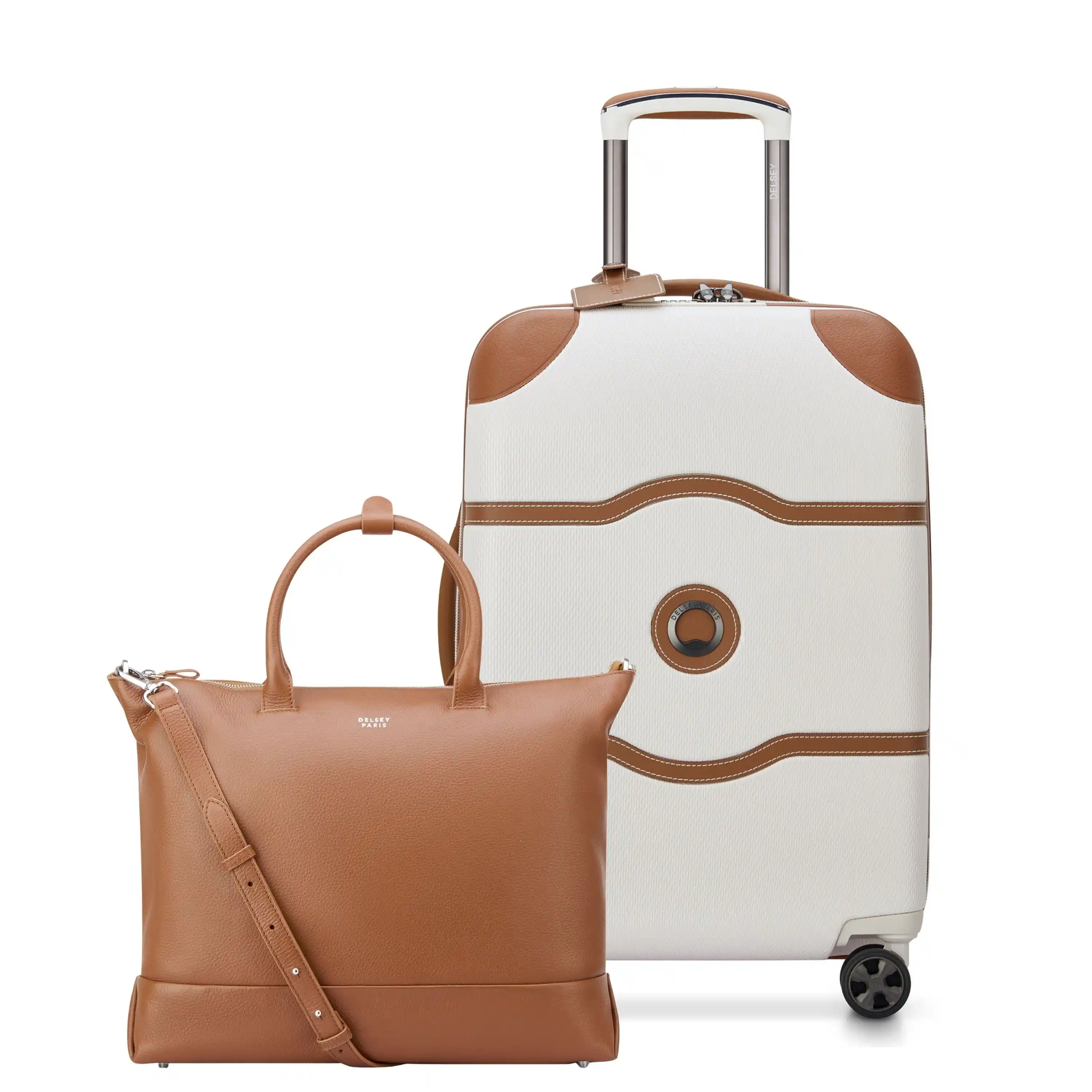 Chatelet Air 2.0 - Carry-On Plus and Leather Tote Bag Travel Set